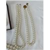 Image 3 : Assortment of Imitation Pearl Necklaces & Box