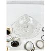 Image 2 : Assorted Rings & Ring Dish Some 925 Silver