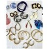 Image 3 : Assorted Costume Jewellery Earrings, Hoops, Studs & Clip-Ons