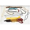 Image 1 : Assorted Costume Jewellery Beaded Necklaces,