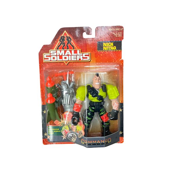 Vintage 1998 Small Soldiers commando nick nitro action figure