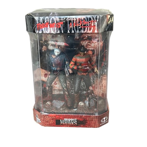 SPECIAL EDITION FRIDAY THE 13 NIGHTMARE ON ELM STREET ACTION FIGURE MOVIE MANIACS
