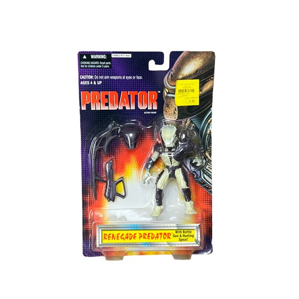 Vintage predator renegade with battle gun and spear action figure