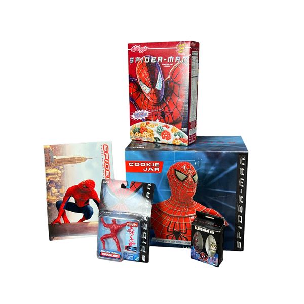 Vintage Spider-Man action figure collection lot