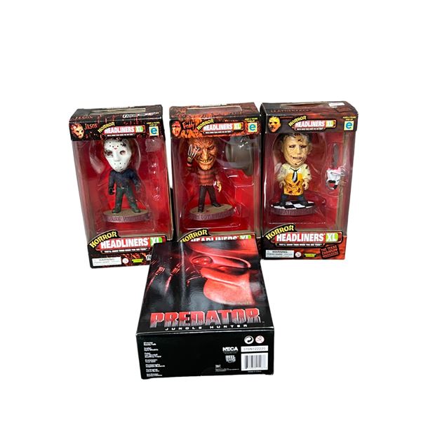 HORROR HEADLINERS FREDDY KRUEGER A Nightmare on Elm Street Action Figure Collection Lot