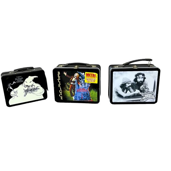 Vintage bEETLEJUICE NIGHTMARE BEFORE CHRISTMAS CHEECH Luchbox Collection Lot