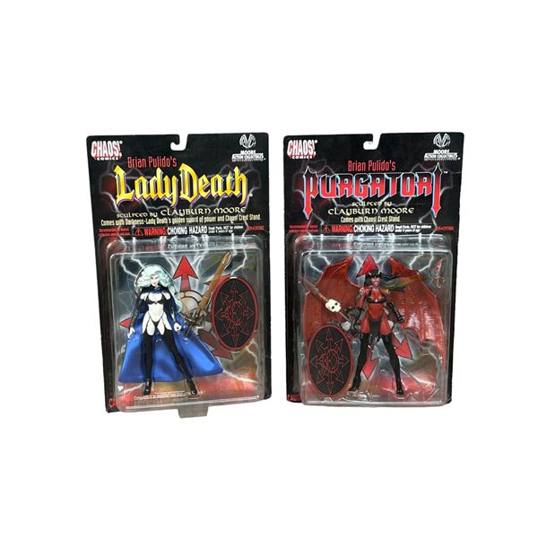 Vintage action figure collection lot Purgatory Dadyeath