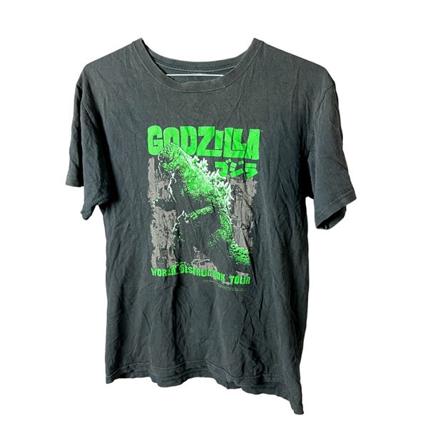 Vintage Godzilla world destruction tour 2009 T-shirt Japan 19" x 22"