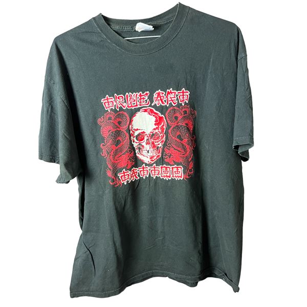 Vintage Japanese skull dragon T-shirt XL 23" x 26"
