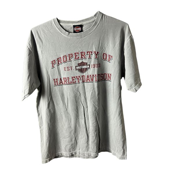 Vintage Harley Davidson motorcycle shop New York large size 21" x 25