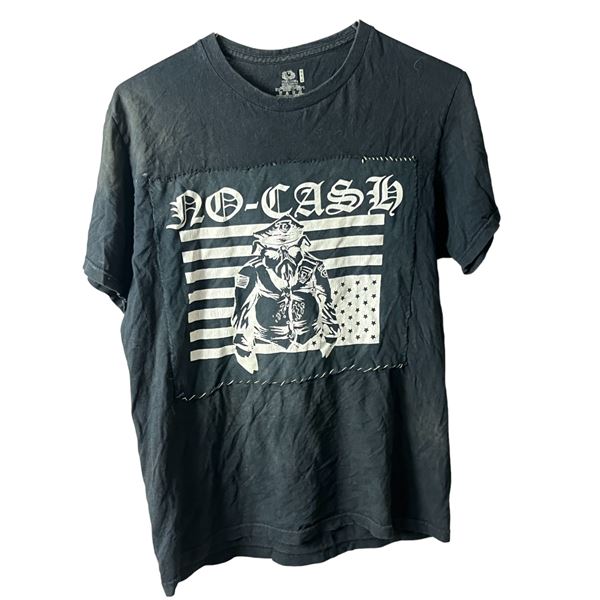 Vintage no cash punk rock T-shirt size medium 19" x 22"