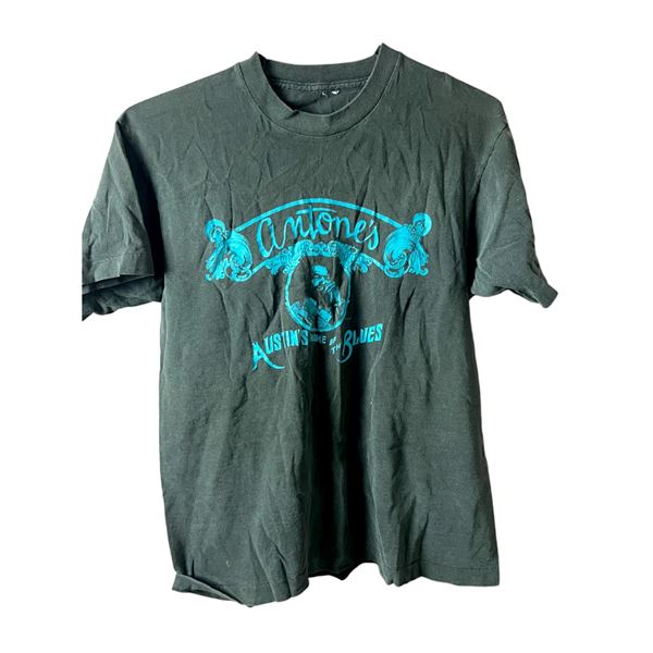 Antones Austin home of the blues vintage T-shirt, 1991, 19" x 23