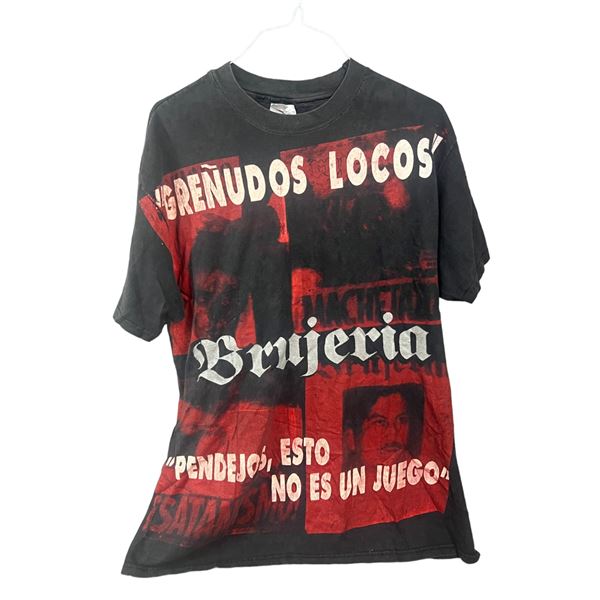 BRUJERIA grenudos Locos vintage beefy XL T-shirt 22" x 27"