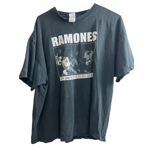 Ramones benefit for Johnny blitz dead boys 1978 vintage T-shirt two XL