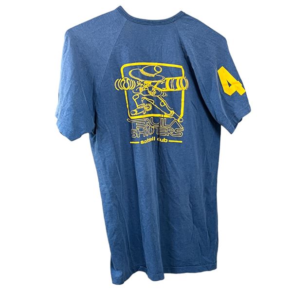 Tequila shooters, Santa Barbara softball vintage T-shirt, XL 19" x 20