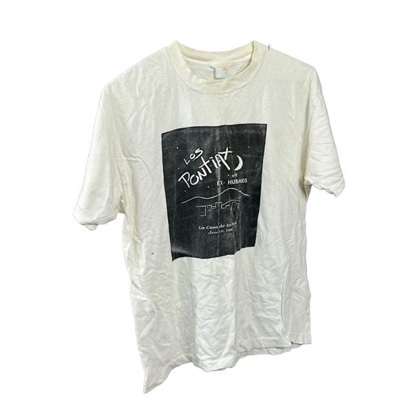 Los Pontiax with ex-husband 1989 vintage T-shirt large size