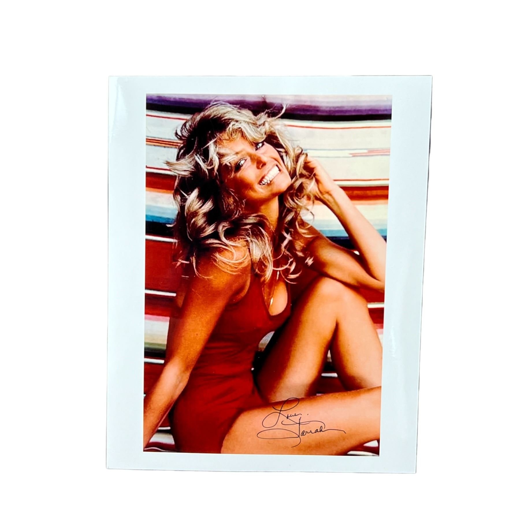 FARRAH FAWCETT signed autographed photo hair of sunshine image COA Hologram main image 0