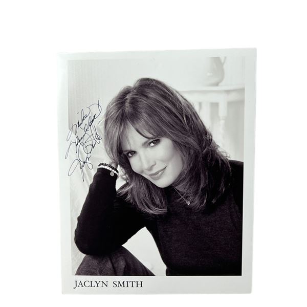 Jaclyn Smith signed 8 x 10 photo with COA