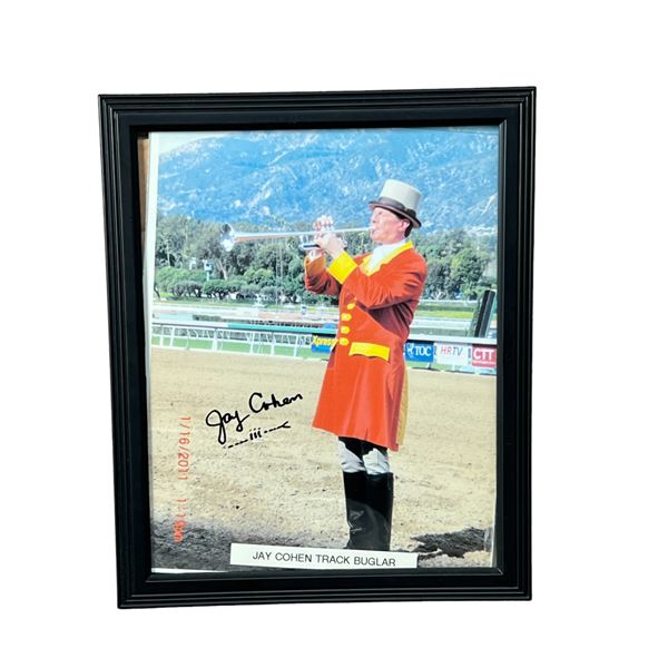 Jockey Kentucky Derby Jay Cohen horse racing signed autograph photo