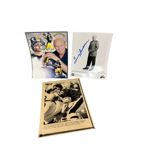 Terry Bradshaw signed 8 x 10 photo collection