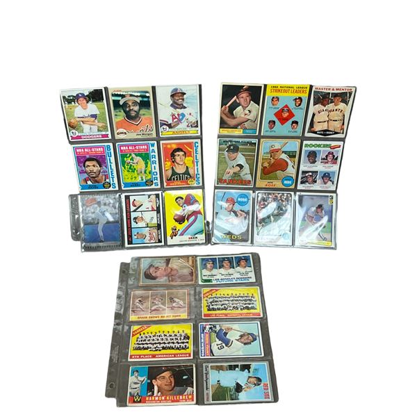 Vintage baseball card collection lot Pete rose Brooks Robinson Steve Carlton