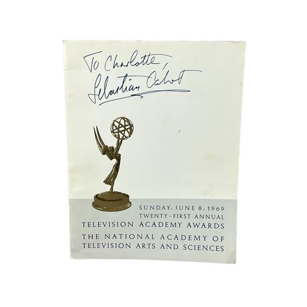 1969 21st annual academy awards program signed