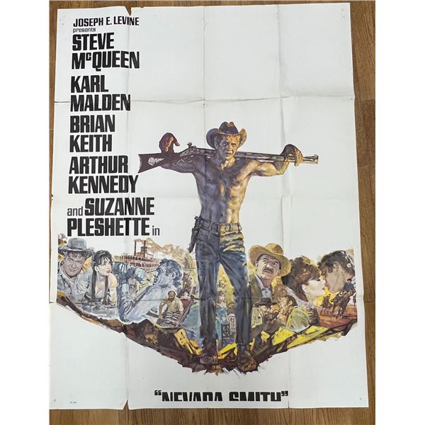 Vintage movie poster Nevada Smith three sheet