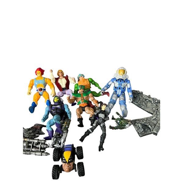 Vintage action, figure toy collection lot, Teenage Mutant Ninja Turtles