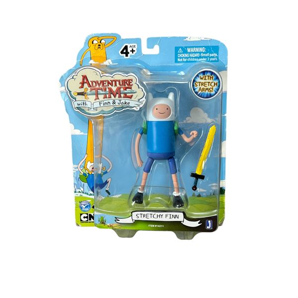 Adventure Time Stretchy Finn Jazwares Action Figure Sealed Cartoon Network