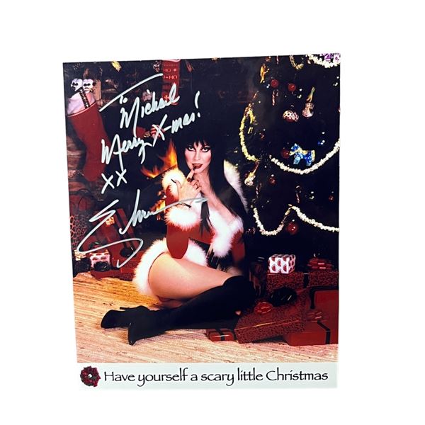 Elvira vintage signed autographed 8 x 10 photo