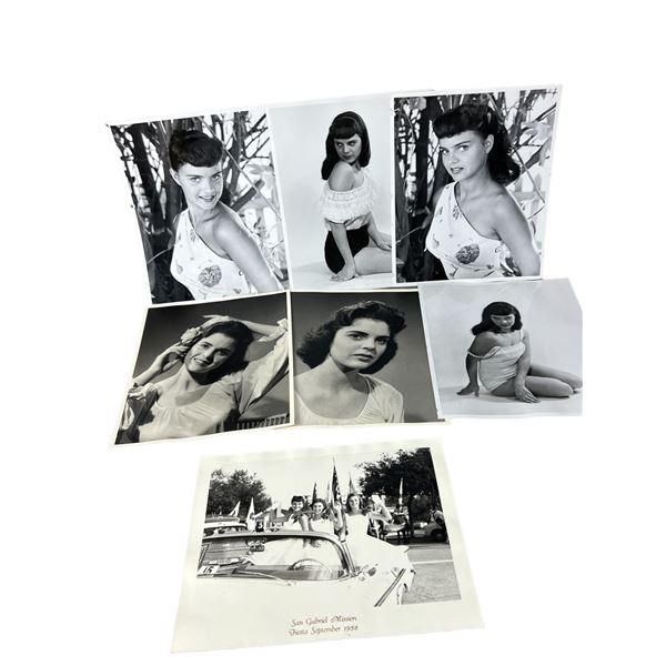 Vintage glamour 8 x 10 young woman model photo collection