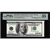 Image 1 : 1996 $100 Federal Reserve Note Misalignment Error Fr.2175-G PMG Choice Very Fine 35