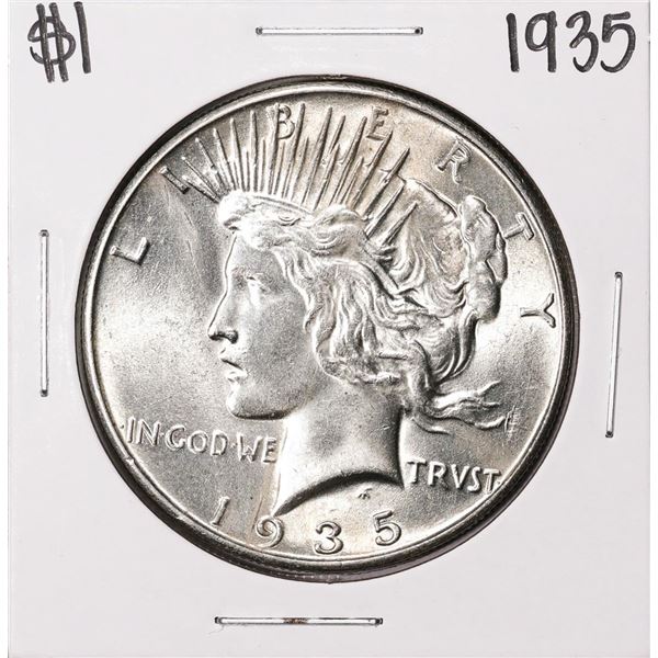 1935 $1 Peace Silver Dollar Coin