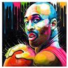 Image 1 : Alexander Ishchenko "Kobe" Original Acrylic on Canvas