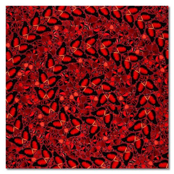 Damien Hirst "The Empresses (H10-5 Taytu Betul)" Limited Edition Mixed Media on Metal