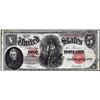 Image 1 : 1907 $5 Woodchopper Legal Tender Note