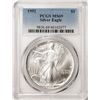 Image 1 : 1992 $1 American Silver Eagle Coin PCGS MS69