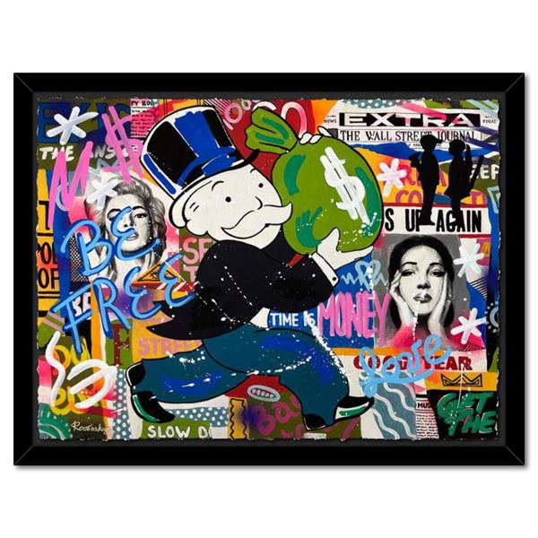 Nastya Rovenskaya "All the Way Home" Original Mixed Media on Paper