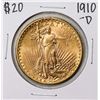 Image 1 : 1910-D $20 St. Gaudens Double Eagle Gold Coin