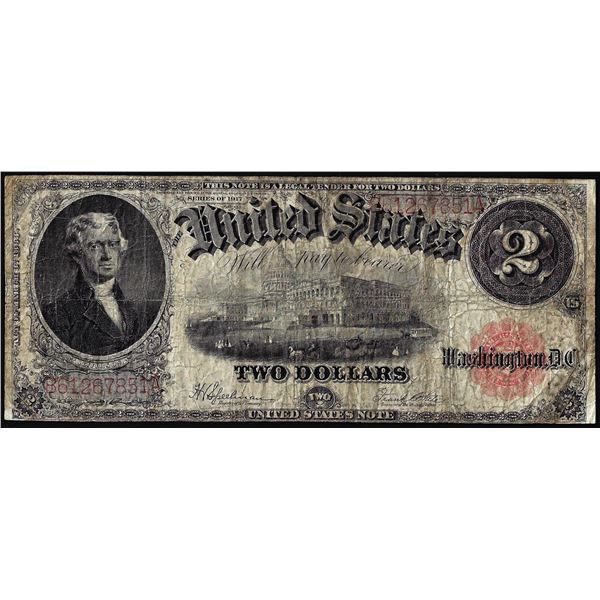 1917 $2 Legal Tender Note