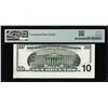 Image 2 : 2003 $10 Federal Reserve Cutting Error Note Fr.2037-L PMG Choice Extremely Fine 45EPQ