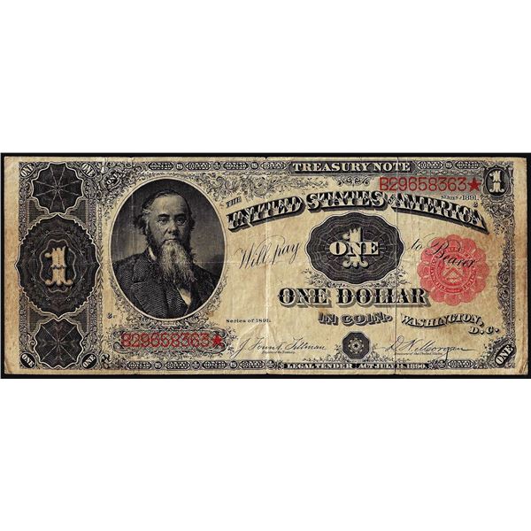 1891 $1 Stanton Treasury Note