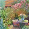 Image 2 : Ming Feng "Backyard Retreat" Original Oil on Canvas