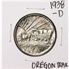 Image 1 : 1938-D Oregon Trail Memorial Commemorative Half Dollar Coin