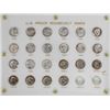 Image 1 : Set of 1950 - 1974 Roosevelt Dime (22) Coin Set in Capital Plastics Holder