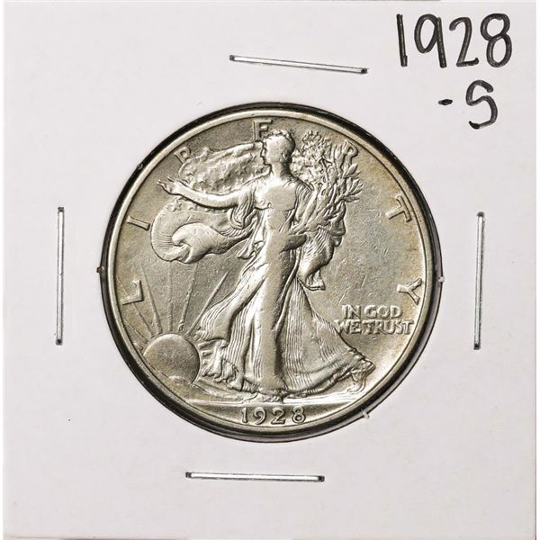 1928-S Walking Liberty Half Dollar Coin