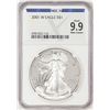 Image 1 : 2001-W $1 American Silver Eagle Coin NGCX Proof 9.9 Ultra Cameo