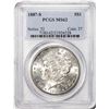 Image 1 : 1887-S $1 Morgan Silver Dollar Coin PCGS MS62