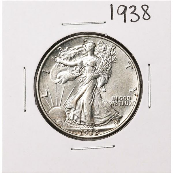 1938 Walking Liberty Half Dollar Coin