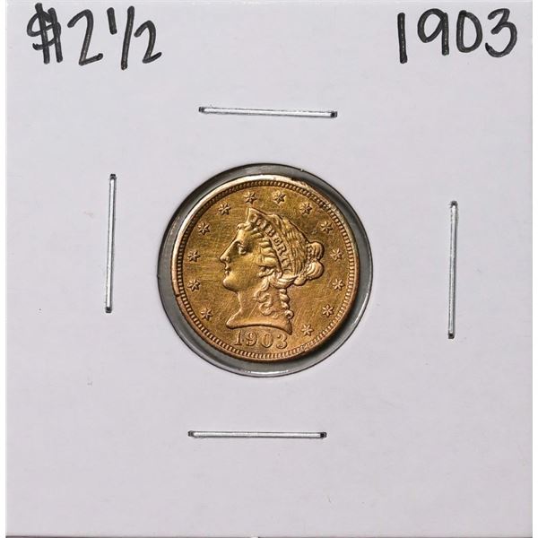 1903 $2 1/2 Liberty Head Quarter Eagle Gold Coin